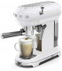 Cafetera SMEG ECF01WHEU Espresso, 15 Bares, Blanco