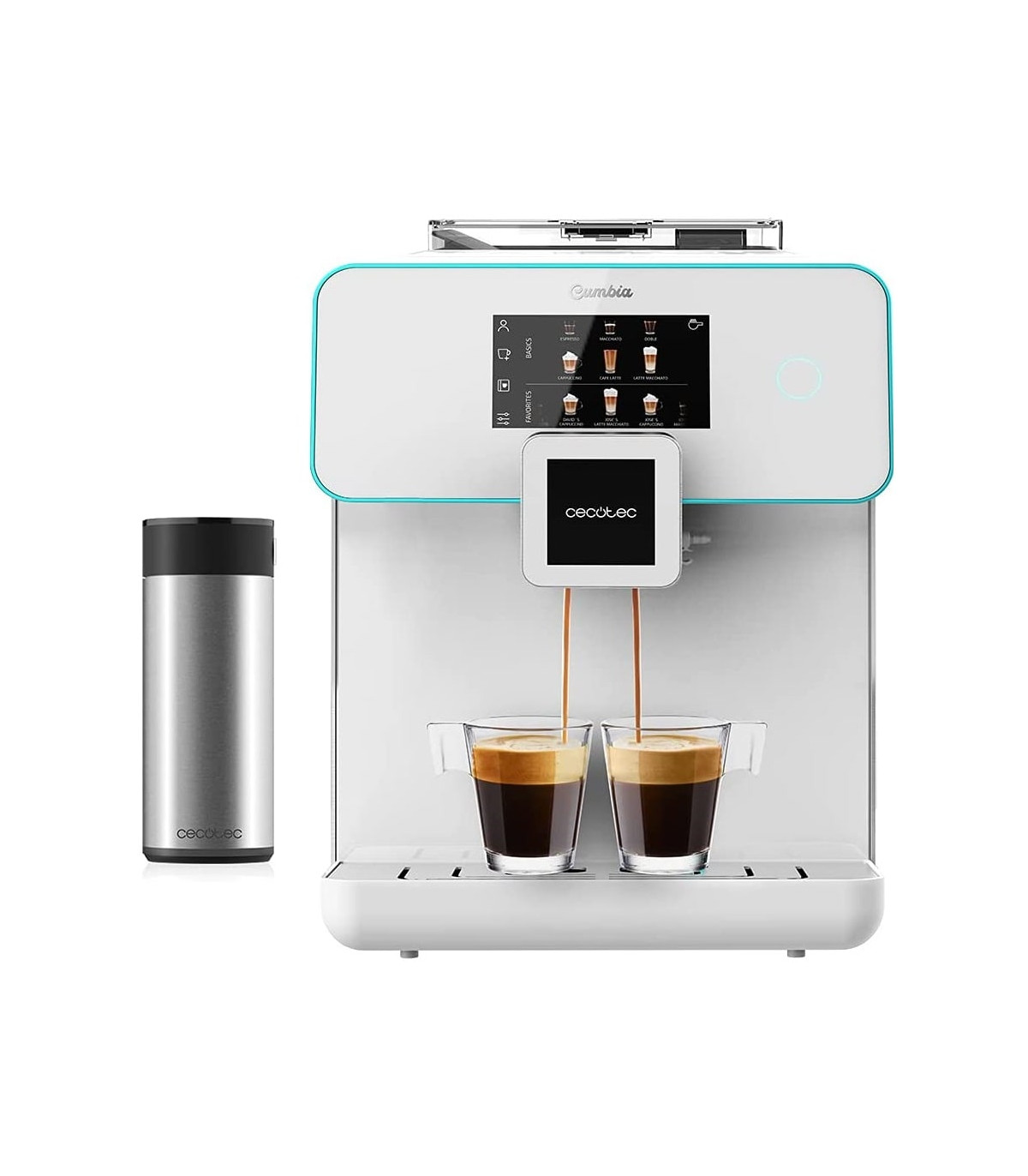 01593 Cafetera CECOTEC Power Matic-Ccino 9000 Serie Bianca