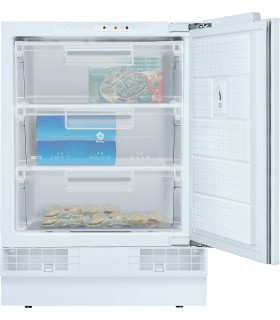 Frigorífico con congelador bajo encimera de 86 L y sistema de refrigeración  cíclico en acabado blanco