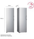 Congelador LG GFT41PZGSZ A++/E   No Frost  185x60