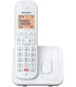 Teléfono inalámbrico Panasonic con manos libres blanco