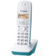 Teléfono inalámbrico panasonic color blanco y azul