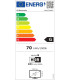 clasificación energética del televisor LG 50UQ75006LF