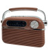 Radio vintage color madera Kooltech