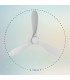 Diámetro de 132 mm del ventilador cecotec EnergySilence Aero 5400 Aqua Connected