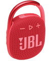 Altavoz JBL CLIP 4, Bluetooth, 5 horas, Rojo