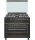 EFG9H60N Cocina Rustica de 90cm en color negro/oro