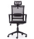 silla de oficina con cabezal y espaldar trasnpirables