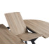 mesa extensible de madera redonda delta