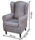 Dimensiones del sillón carpio gris