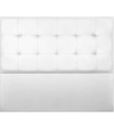 Cabecero VENUS 150x120 tapizado polipiel blanco