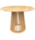 Mesa de comedor de madera de 100 cm de diámetro
