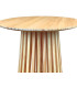 mesa para la sala de estar de madera redonda