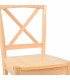 silla de madera color natural