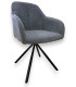 Comprar silla de comedor gris tapizada