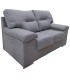 sofá de 2 plazas barato gris
