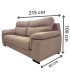Dimensiones del sofá miriam