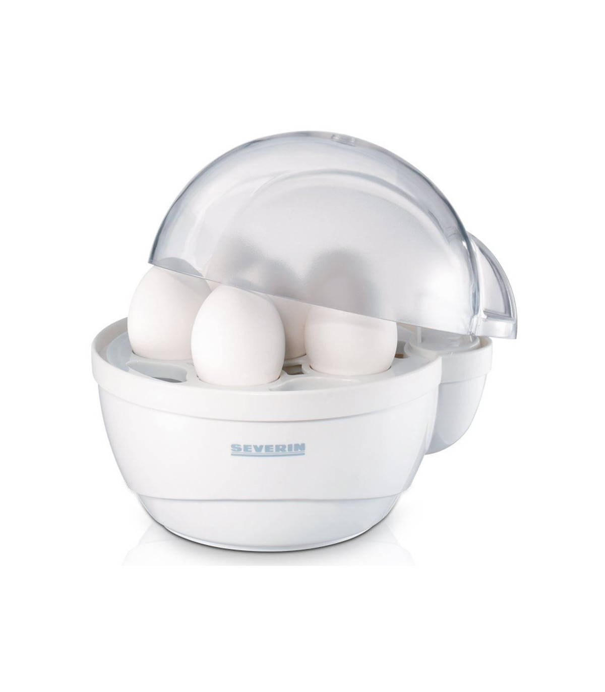LELLACE Cuece Huevos Eléctrico con Temporizador y Alarma. Cocedor de 1  hasta 7 huevos para hacer