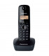 Teléfono inalámbrico negro Panasonic modelo KX-TG1611SPH